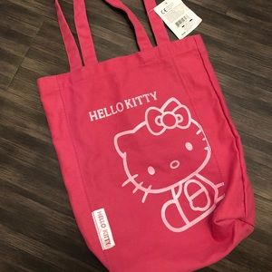 NWT Hello Kitty hot pink tote